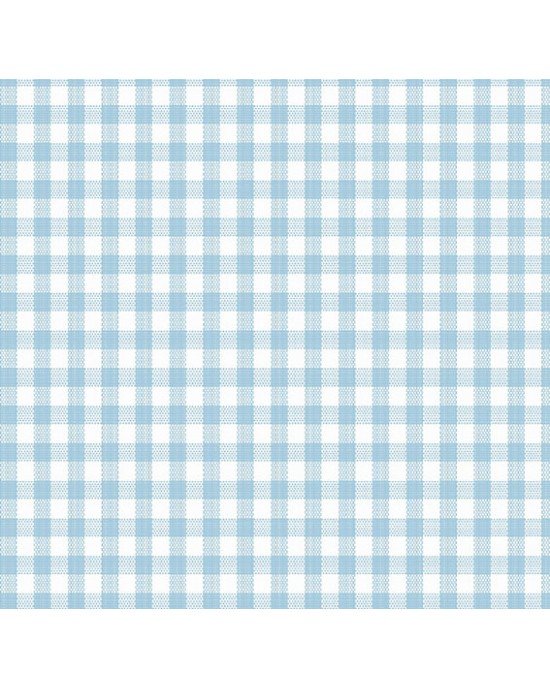 Tecido Fio Tinto Xadrez 8XM cor - 1131 (Azul Celeste)